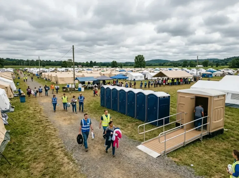 disaster-relief-camp-restrooms-010 — frequently asked questions, Dumpster & Portable Bathrooms Rental in Michigan